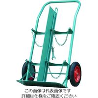カミマル KS ボンベ運搬車(仕切板付) 酸素7000L容器、アセチレン7.0kg容器用 KS-COMPACT-P 1台 452-7895（直送品）