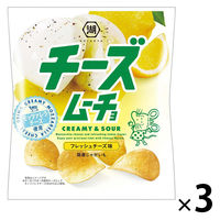 湖池屋 チーズムーチョ フレッシュチーズ味 3袋 スナック菓子 ポテトチップス