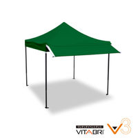 サクラコーポレーション ワンタッチイベントテントVITABRI(R)V3 ガーデンタイプ 濃緑 vit006 1台（直送品）