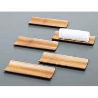 いちがま おしぼり受け 竹舟 5枚セット _ 1セット（直送品）