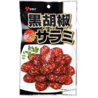 ヤガイ 黒胡椒サラミ51g 4903020052874 51G×10個（直送品）