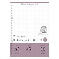 マルマン A5 ルーズリーフパッド 5mm方眼 L1307P 1冊