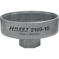 HAZET カップ式オイルフィルターレンチ14角 フィルター径74 差込9.5 2169-10 1丁 868-9117（直送品）