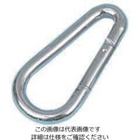 スリーエッチ HHH カラビナハーケン A型スチール6mm K6A 1個 808-7044（直送品）