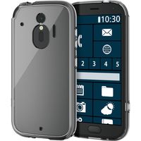 らくらくスマホ F-42A me F-01L ケースカバー TPU ストラップホール付 クリア PM-F203HVCKCR エレコム 1個（直送品）