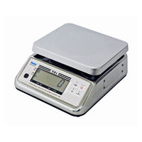 防水型デジタル上皿はかり　UDS-700-WPN　3kg　検定外品 UDS-700-WPN-3 1台 大和製衡（直送品）