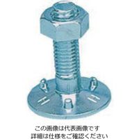 スリーエッチ HHH 三ツ爪バケットボールトナット ネジ径M6全長25mm (200組入) M6X25 1箱(200組) 808-7427（直送品）