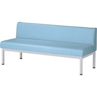 【軒先渡し】  ニシキ工業  ロビーチェアー  幅1800mm  ブルー  AALB-18AS-BL  1台（直送品）