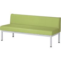 【軒先渡し】  ニシキ工業  ロビーチェアー  幅1800mm  グリーン  AALB-18AS-GR  1台（直送品）