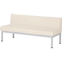 【軒先渡し】  ニシキ工業  ロビーチェアー  幅1800mm  アイボリー  AALB-18AS-IV  1台（直送品）