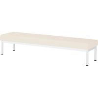 【軒先渡し】  ニシキ工業  ロビーチェアー  幅1800mm  アイボリー  AALB-18BH-IV  1台（直送品）