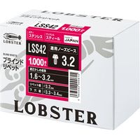 ブラインドリベット（丸頭）LSS42　1箱（1000本） ロブテックス（直送品）