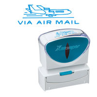 シヤチハタ ビジネス印　キャップレスＢ型　藍　ＶＩＡＡＩＲＭＡＩＬ X2-B-13433 1個（取寄品）