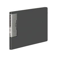コクヨ　クリヤーブック（ウェーブカット・固定式）　B5ヨコ20ポケット　ダークグレー　ラ-T566DM　1箱（4冊入）