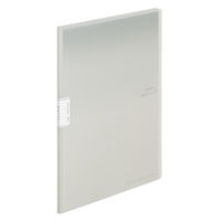 コクヨ クリヤーブックモッテ 固定式 A4縦 10ポケット ライトグレー ラ-LM10LM 1セット(10冊)