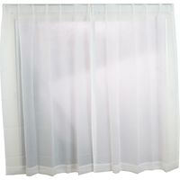 スミノエ デザインライフ セミオーダー レースカーテン ムース 2500×1990mm ナチュラルホワイト １セット(2枚入)（直送品）