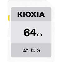 KIOXIA(キオクシア) SDカード 64GB class10 SDHC KCA-SD064GS EXCERIA BASIC  標準画質録画 旧東芝メモリ