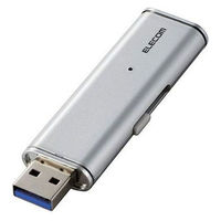 超小型ポータブルSSD 250GB エレコム USB3.2（Gen1）外付け シルバー ESD-EMN0250GSV 1個