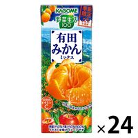 カゴメ 野菜生活100 有田みかんミックス 195ml 1箱（24本入）【野菜ジュース】