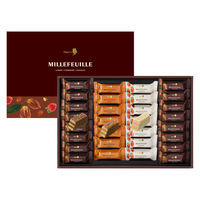 〈メリーチョコレート〉ミルフィーユ 30個 1箱  三越伊勢丹 紙袋付き ギフト 洋菓子 バレンタイン ホワイトデー