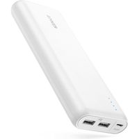 Anker モバイルバッテリー 20100mAh 24W USB-Aポート×2 PowerCore 20100 ホワイト 1個（直送品）