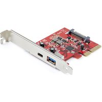 2ポート10Gbps USB-A/USB-C PCIeカード　PEXUSB311AC3　1個　StarTech.com（直送品）