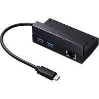 サンワサプライ タブレット用USB Type-Cハブ USB-3TCH26BK 1個（直送品）
