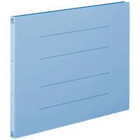 アスクル　フラットファイルPP製　A3ヨコ背幅18mm　ロイヤルブルー　1袋（5冊入） オリジナル（わけあり品）