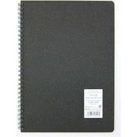 セミB5ブラックツインリングノート A罫 40枚×120冊 25-746 1ケース 協和紙工（直送品）