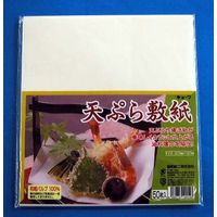 天ぷら敷紙　50枚　×180パック 55-001 1ケース 協和紙工（直送品）