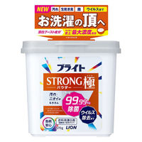 【アウトレット】【Goエシカル】ブライト STRONG（ストロング）極 粉末タイプ 本体 570g 1個 衣料用漂白剤 ライオン　除菌