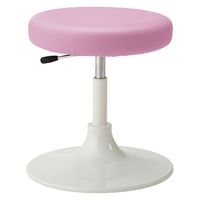 マツヨシ クランケチェア(背無) W400φ×H450～590mm チェリーピンク MY-N3246 1台 松吉医科器械（直送品）