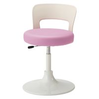 マツヨシ クランケチェア(背付) W400φ×H650～790mm チェリーピンク MY-N3248 1台 松吉医科器械（直送品）