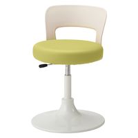 マツヨシ クランケチェア(背付) W400φ×H650～790mm シトラスイエロー MY-N3248 1台 松吉医科器械（直送品）