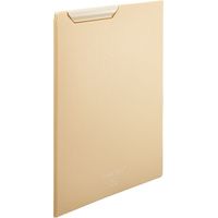 リヒトラブ クリップファイル A4 ベージュ F6067-16 2冊（直送品）