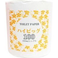 大高製紙 トイレットペーパー ハイビッグ100 100m巻 TP-HB100 1セット（60ロール） エヒメ紙工（直送品）