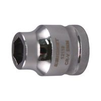 エスコ 3/8”DRx15mm ショートソケット EA617DP-15 1セット(10個)（直送品）