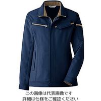 ミドリ安全 ベルデクセル 女子長袖ジャンパー VELS2527上 ネイビー 19号 3124108409 1点（直送品）