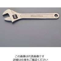 エスコ 200mm/24mm モンキーレンチ(チタン合金製) EA530BF-200 1本（直送品）