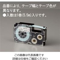 エスコ 9mm テープカートリッジ(白に黒文字) EA761DR-409 1セット(5個)（直送品）
