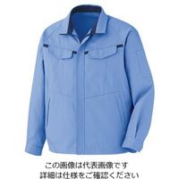 ミドリ安全 ベルデクセル 長袖ブルゾン VES2663上 ブルー×ネイビー 4L 3120332508 1点（直送品）