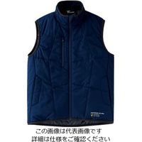 ミドリ安全 ベルデクセルフレックス 制電防寒ベスト VE2027上 ネイビー S 3130027403 1点（直送品）