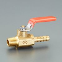 エスコ R 1/4”x 8.0mm ミニボールバルブ(ホースニップル付) EA425AG-128 1セット(5個)（直送品）