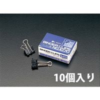 エスコ 41mm/120枚 バインダークリップ(10個) EA762FB-6 1セット(100個:10個×10箱)（直送品）