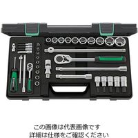 エスコ 1/4”DR・1/2”DR ソケットレンチセット EA617BC-1 1組(1セット)（直送品）