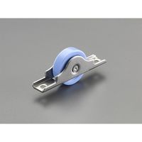 エスコ 30mm/20kg 戸車(平型・ウレタン製) EA986RY-6 1セット(15個)（直送品）