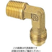 エスコ G1/4”xR1/4” フレアーエルボ(φ8銅管接続用) EA426AW-41 1セット(15個)（直送品）