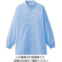 ミドリ安全 男女共用 長袖コート MHS27B 上 ブルー L 3120197005 1点（直送品）