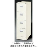 エスコ 387x620x1335mm/4段(A4) キャビネット EA954DC-25 1個（直送品）