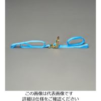 エスコ 25mmx 5.0m/ 250Kg ベルト荷締機(ラチェット式) EA982AB-4 1セット(2個)（直送品）